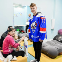 Встреча с хоккеистами «Лады»